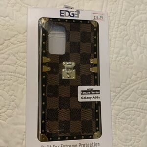 EDG3 Phone Cover Case Onyx Square Series Galaxy A03S Built 4 Extreme Protection
